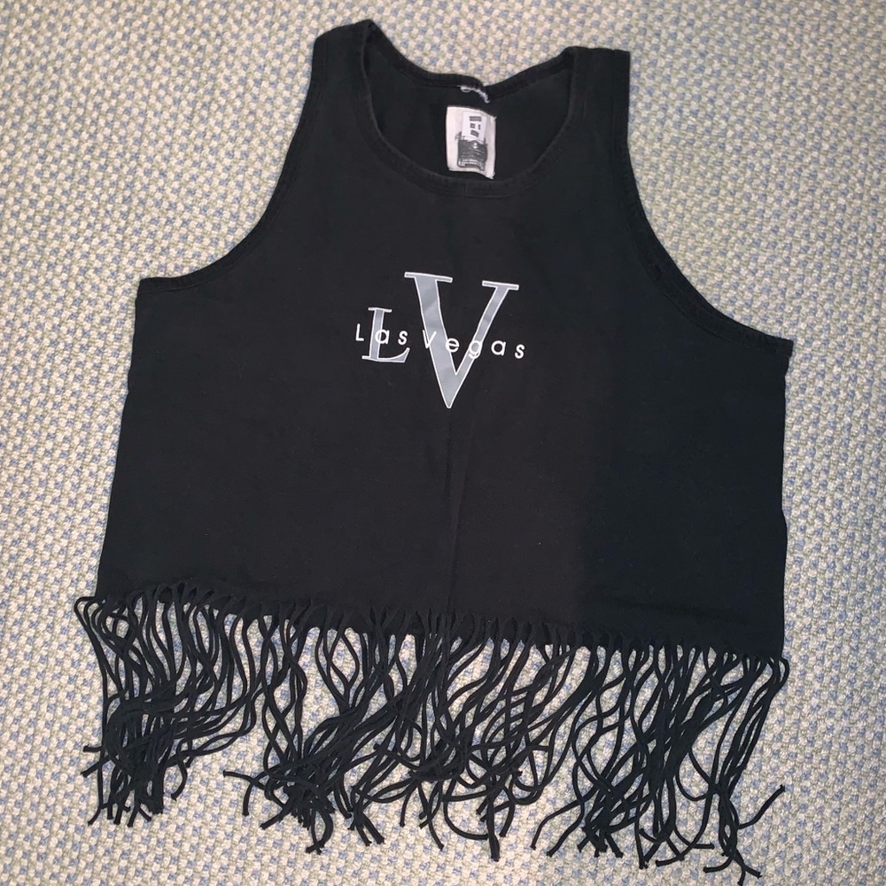 LF Furst of a Kind Tank Top with Fringe